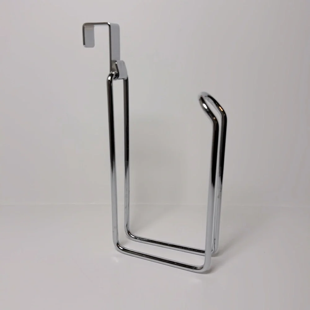 InterDesign Over the Tank Metal Toilet Paper Holder Bathroom Organizer